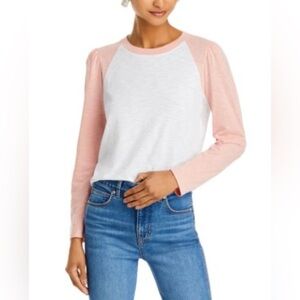 NWT Veronica Beard Mason baseball tee